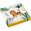 Amscan 16 SERVIETTES PAPIER SAFARI NATURE SAUVAGE 33CM