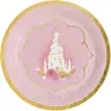 Amscan 8 Assiettes en carton - Princesse d'un jour - 22.8 cm