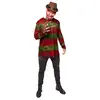 déguisement freddy kruger homme - l - rouge - amscan 9912546