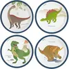 Amscan Lot 8 assiettes 23cm en papier Dino Joyeux Dinosaure - Happy Dinosaure - Amscan