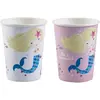 Gobelet en papier Sirène Be a Mermaid (Lot de 8)