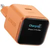Chargeur Anker Nano (45 W, écran intelligent), couleur : orange