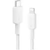 Câble ANKER 322 USB-C vers Lightning 1,8m tressé - Blanc - Puissance 30W