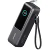 Batterie externe Anker 25 000 mAh, 165 W, 100 W, USB-C, câble USB-C rétractable, noir
