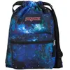 JANSPORT DRAWSACK Petit sac à dos, Cyberspace Galaxy (Noir)