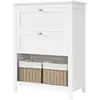 VASAGLE Armoire de Rangement Organisateur de Salle de Bain 2 Tiroirs a...