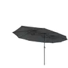 SONGMICS Parasol large pour terrasse (460 x 270 cm), Gris