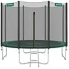 SONGMICS Trampoline extérieur avec filet de protection, Vert Foncé / Ø 305 cm