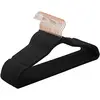 SONGMICS Cintres en velours antiglisse, Noir / 20