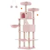Feandrea Arbre à chat grand, Rose Bonbon / XXL (60 x 50 x 206 cm)