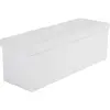 SONGMICS Coffre de rangement pliable, Blanc