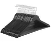 SONGMICS Cintres en bois antiglisse, Noir / 20