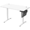 SONGMICS Bureau électrique assis-debout 60 x 120 x (72-120) cm blanc nuage