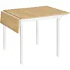 VASAGLE Table de salle à manger pliable extensible couleur chêne naturel