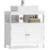 VASAGLE Meuble lavabo claire-voie