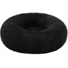 Feandrea Panier pour chien en tissu peluche, Noir / L 70 x l 70 x H 20 cm