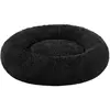 Feandrea Panier pour chien en tissu peluche, Noir / L 100 x l 100 x H 20 cm