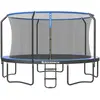 SONGMICS Trampoline de jardin rond pour enfants, Bleu / 427 Diamètre cm