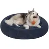 Feandrea Panier pour chien tout doux, Gris Foncé / L 140 x l 140 x H 20 cm
