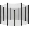 SONGMICS Filet de remplacement pour trampoline, Noir / Ø 366 cm