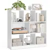 VASAGLE Meuble de rangement avec compartiments ouverts, Blanc