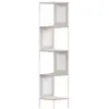 VASAGLE Étagère d’angle à 5 niveaux, Beige Avoine