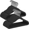 SONGMICS Cintres enfants en velours antiglisse, Encre Noire / 50