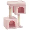 Feandrea Arbre à chat tout doux, Rose Bonbon / XL ( 68 x 48 x 101 cm)