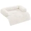 Feandrea FluffyHug Panier pour Chien, 95 x 85 x 16 cm / Blanc Nuage