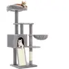 Feandrea Tour de jeux pour chat, Gris Clair
