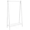 SONGMICS Portant vêtements noir mat, Blanc