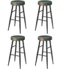 VASAGLE EKHO Collection 2 tabouret de bar haut, Vert Forêt / Lot de 4 / 51,6 x 51,6 x 76,2 cm (P x L x H)