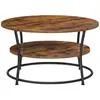 VASAGLE Table basse buffet bas 2 niveaux