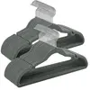 SONGMICS Cintres en velours antiglisse, Gris / Lot de 50