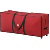 SONGMICS Sac de rangement pour Noël, Rouge / 1 / 122 x 40 x 51 cm