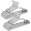 SONGMICS Lot de 50 cintres en plastique, Gris