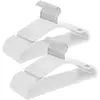SONGMICS Lot de 50 cintres en plastique, Blanc Nuage
