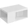 VASAGLE Lot de 3 tables d’appoint, Blanc Neige