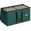 SONGMICS Boîte de rangement pour décorations Noël, Vert Forêt