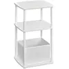 SONGMICS HOME Table d’appoint à 3 niveaux, Blanc Neige