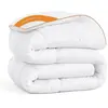 SONGMICS HOME Duvet 220 x 240 cm avec 8 boucles, 220L x 240l cm