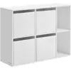 SONGMICS Assemblage Toolless Meuble de Rangement, 6 Cube ( 61,6H cm)