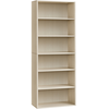 VASAGLE Bibliothèque, étagère sur 6 niveaux, meuble de rangement ouvert, étagère, 24 x 60 x 178,5 cm, pour salon, bureau, salle à manger, beige naturel