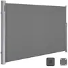Paravent extérieur 200 x 400 cm (h x l), Store latéral pour Balcon et terrasse, Pare-Soleil, Brise-Vue Protection Vie privée, Protection Solaire,