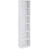 Vasagle Étagère à 6 niveaux style scandinave effet bois blanc