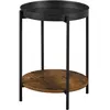 VASAGLE Table d'appoint plateau