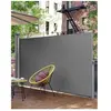 Store latéral rétractable SONGMICS 3,5 x 2 m - Brise-vue pour balcon, ...