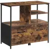 VASAGLE Caisson bureau industriel