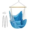 SONGMICS Fauteuil suspendu avec 2 coussins, Bleu