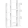 VASAGLE Bibliothèque 13 cases blanc